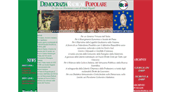 Desktop Screenshot of democraziaradicalpopolare.it