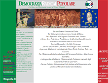 Tablet Screenshot of democraziaradicalpopolare.it